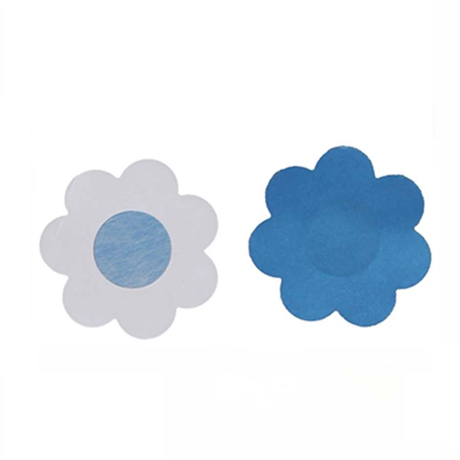 2027-BL(10pcs) FLORATA, сексуальная молочная паста, цветочные накладки на соски, накладки на грудь, наклейки на грудь, Одноразовые наклейки на белье, противоопорожняющий бюстгальтер на грудь - Цвет: 2027-BL(10pcs)