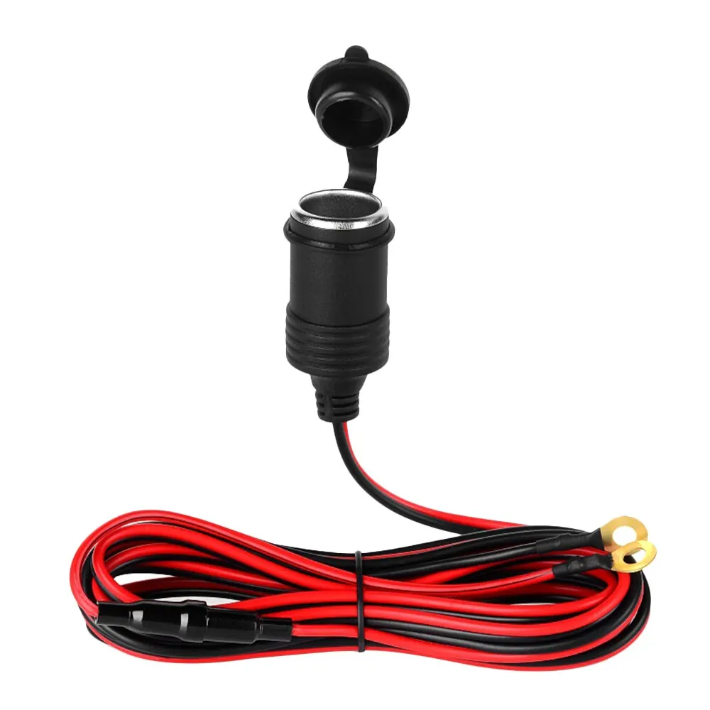 Автомобильный прикуриватель 12 в розетка удлинитель с кольцевой клеммой