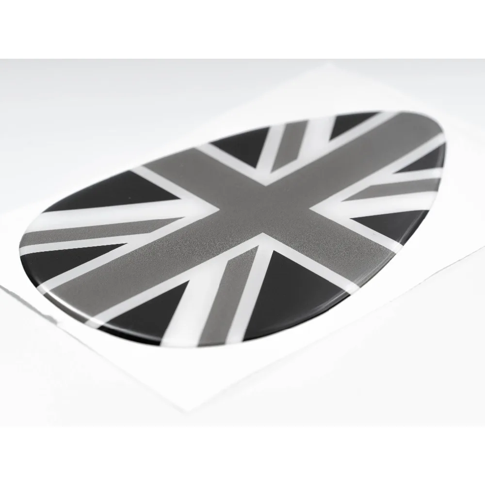Выходная Панель 3d наклейки Прозрачная силиконовая наклейка Union Jack Graphics для Mini Cooper