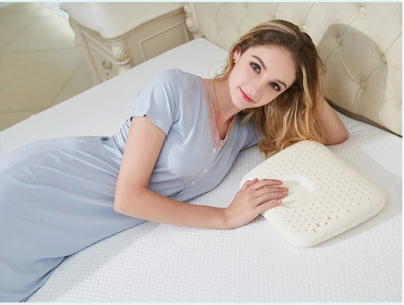 GIANTEX латексная подушка Массажная подушка для сна Ортопедическая подушка kussens Oreiller Almohada Шейная подушка с памятью