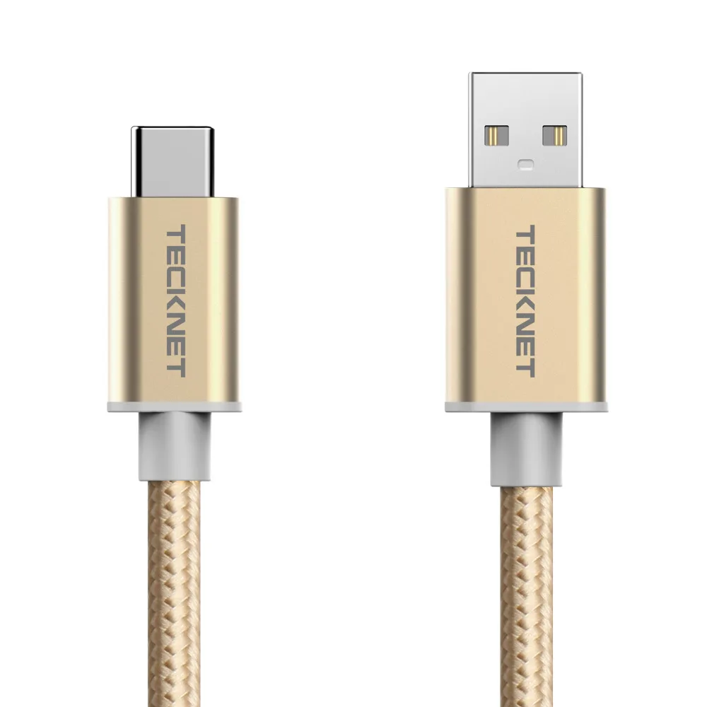 TeckNet 1 м/3 3 фута USB 0 type C кабель для зарядки зарядного устройства нейлоновый Плетеный с синхронной передачей