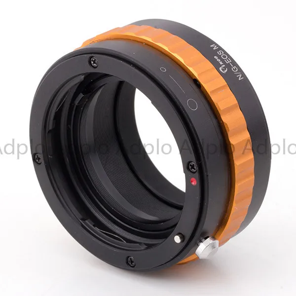 PRO Встроенный адаптер для объектива с регулировкой Радужки подходит Nikon F Mount G