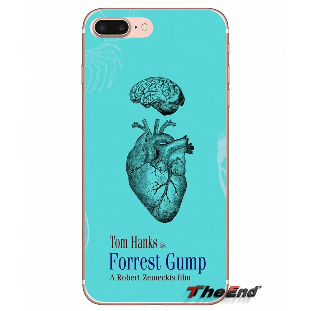 Силиконовый чехол из ТПУ для iPhone X 4 4S 5 5S 5C SE 6 6S 7 8 Plus Samsung Galaxy J1 J3 J5 J7 A3 A5 2016 2017 Forrest Gump
