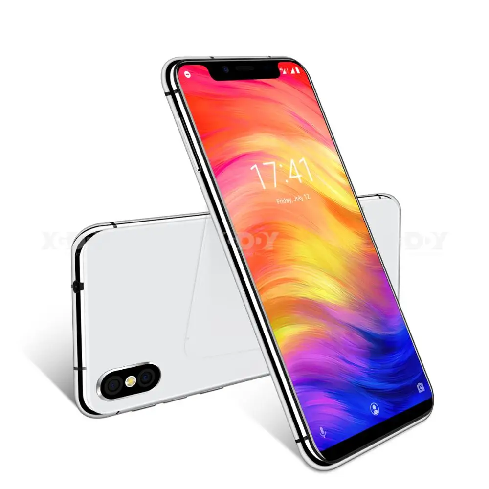 XGODY Dual 4G Sim смартфон Fluo N Face ID 5,7 дюймов 19:9 экран Android 8,1 мобильный телефон 3 ГБ+ 32 ГБ четырехъядерный 8 Мп камера