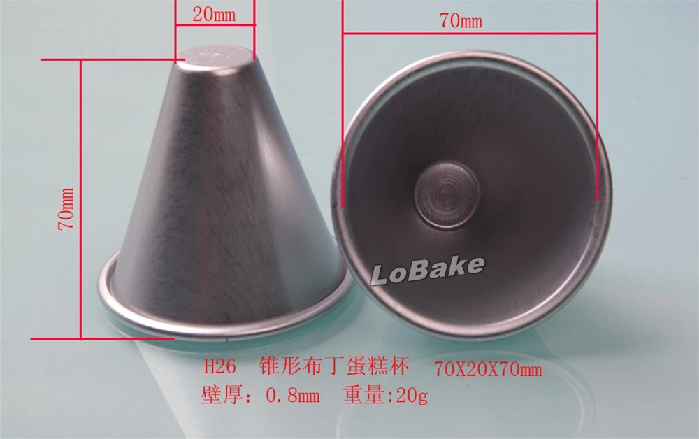 (5 шт./лот) уникальные маленькие конусные формы из алюминиевого сплава tart желе