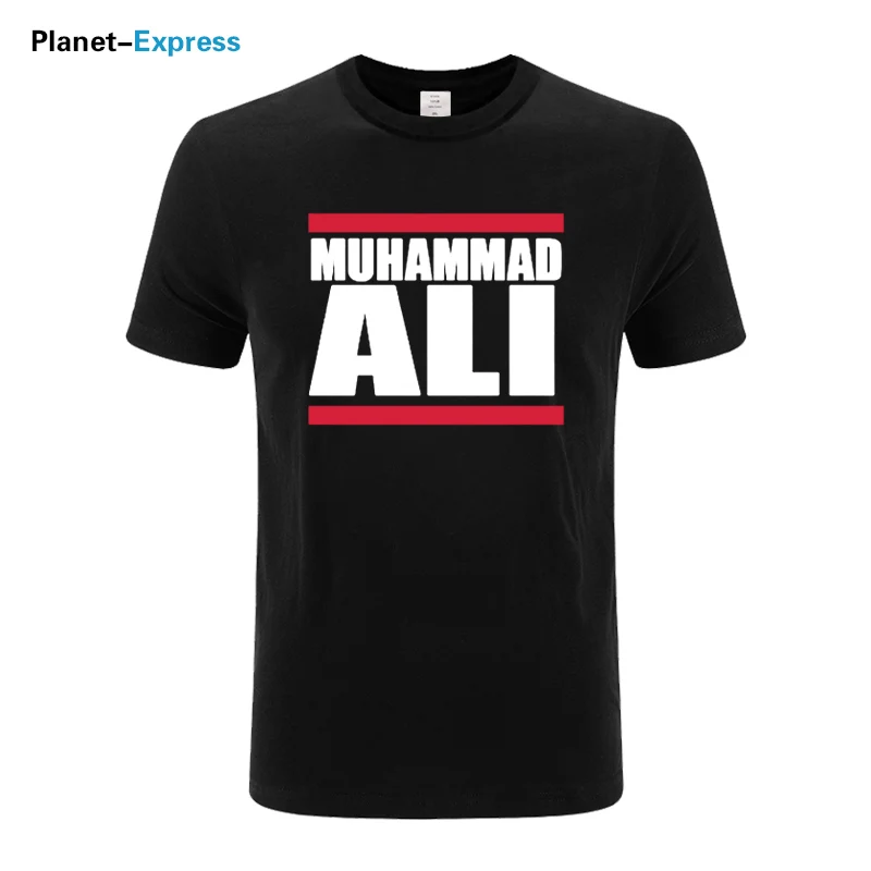 Летняя модная футболка с надписью Muhammad Ali Rock Band, хлопковые футболки с коротким рукавом, Homme, хип-хоп, свободного размера плюс XS-XXX