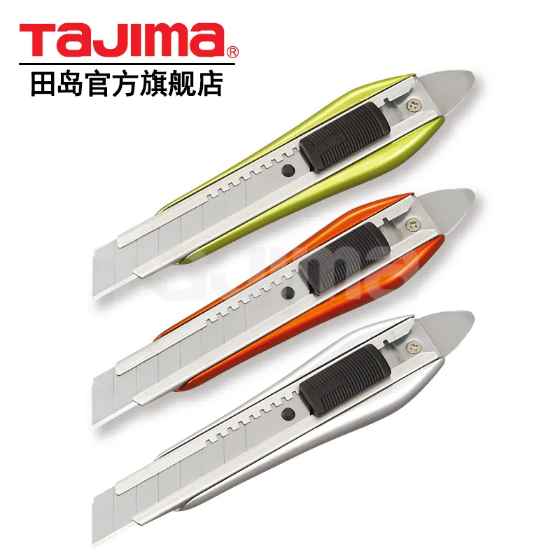 Tajima Japan wallpaper knife blade artistic holder aluminum alloy 18mm heavy imported steel | Дом и сад