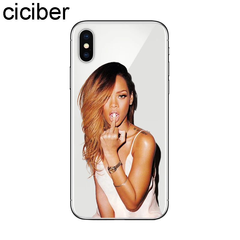ciciber Beyonce Rihanna Coque For Apple iPhone 7 Case 8 6S Plus X XR XS Max Phone for iphone 11 Pro 5 5S Soft TPU Cover |