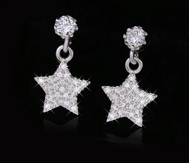 Новинка 2020 серьги европейские кристаллы от Swarovski с опалом рождественские
