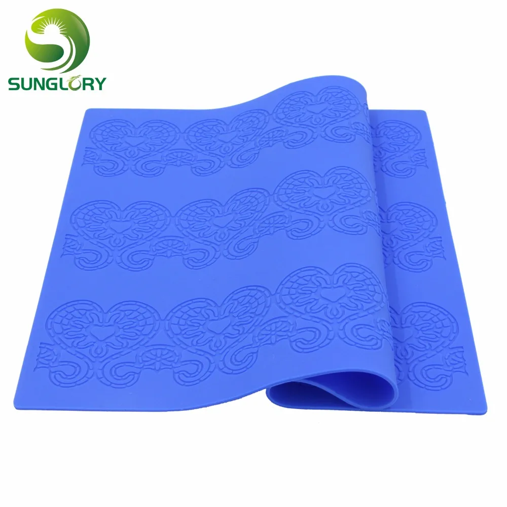 Кухонный декоративный силиконовый кружевной коврик для выпечки|fondant cake decorating