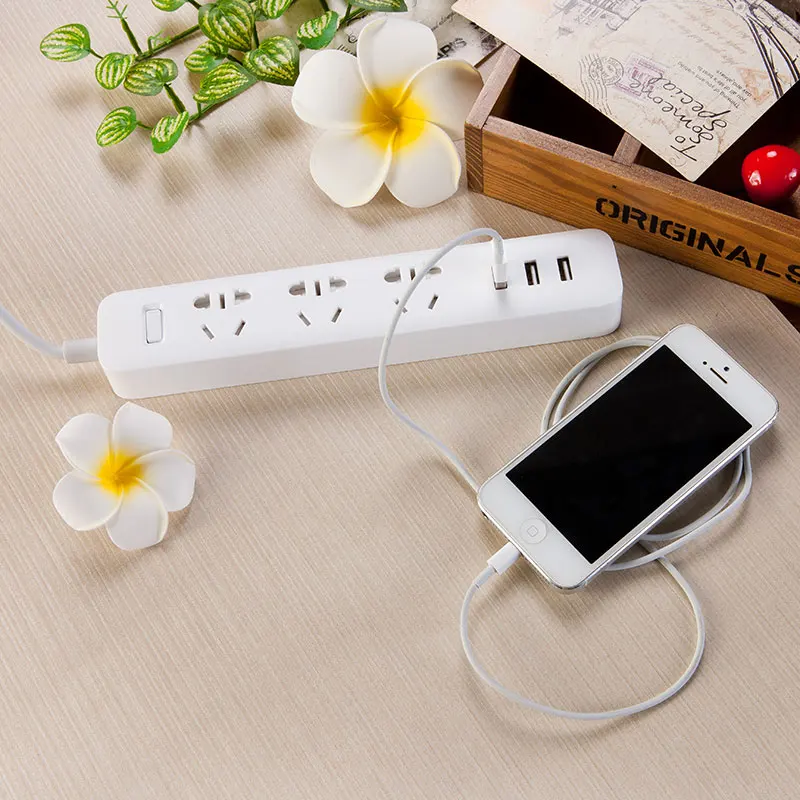 Удлинитель Xiaomi Power Strip с 3 USB портами на 2 а|xiaomi power strip socket|power socketoriginal xiaomi |