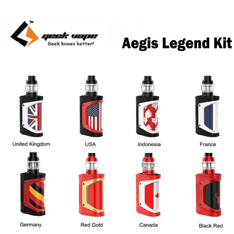 Новый цвет электронная сигарета оригинальный набор Geekvape Aegis Legend Vape & 200 Вт бокс мод