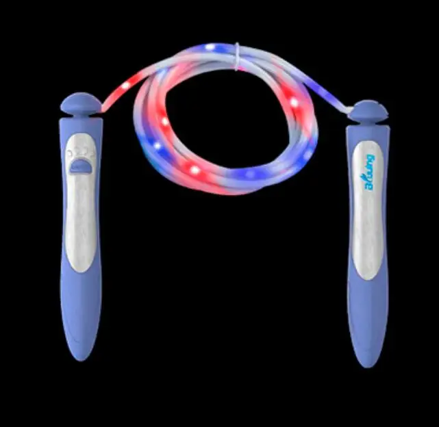 Скакалка со светодиодный Ной подсветкой Регулируемая для тела|light jump rope|skipping ropejump