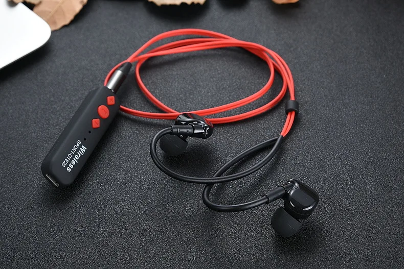 Спортивные Bluetooth наушники стерео музыка беспроводные микрофон защита от пота для