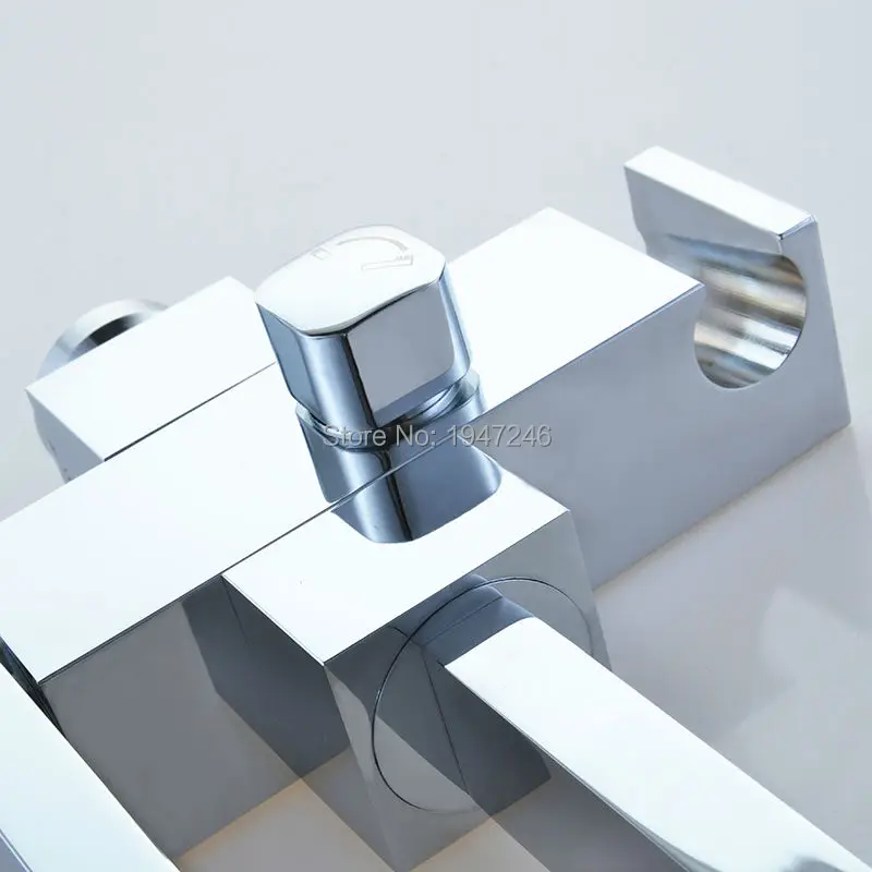 Полированный хромированный Римский смеситель для ванной комнаты с