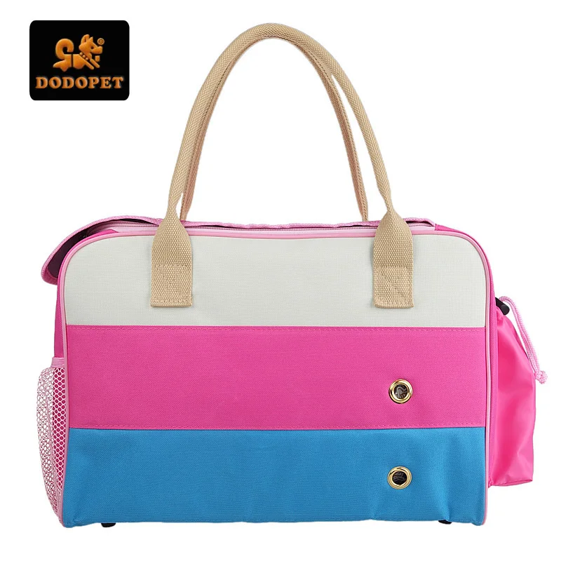 2014 New Arrival Big discount white and blue stripe Pet dog carry outside bags CH0294|bag duffle|bag camerabag child |