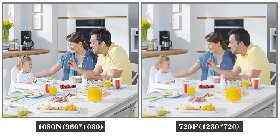 Hiseeu CCTV 4/8 CH 5в1 1080N цифровой видеорегистратор 10," ЖК-экран AHD/CVI/TVI/аналоговая/IP домашняя система безопасности P2P H.264