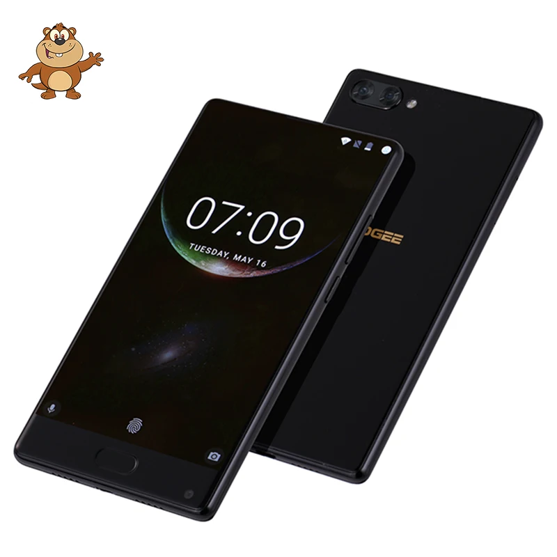 DOOGEE MIX 6 ГБ и 64 Гб ободок менее смартфон Dual Камера 5 ''AMOLED MTK Helio P25 Восьмиядерный