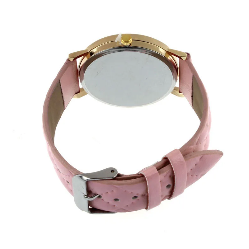 New Unisex Casual Geneva Checkers Faux Leather Quartz Analog naviforce Wrist women watches Classics color Ladies sport Gifts