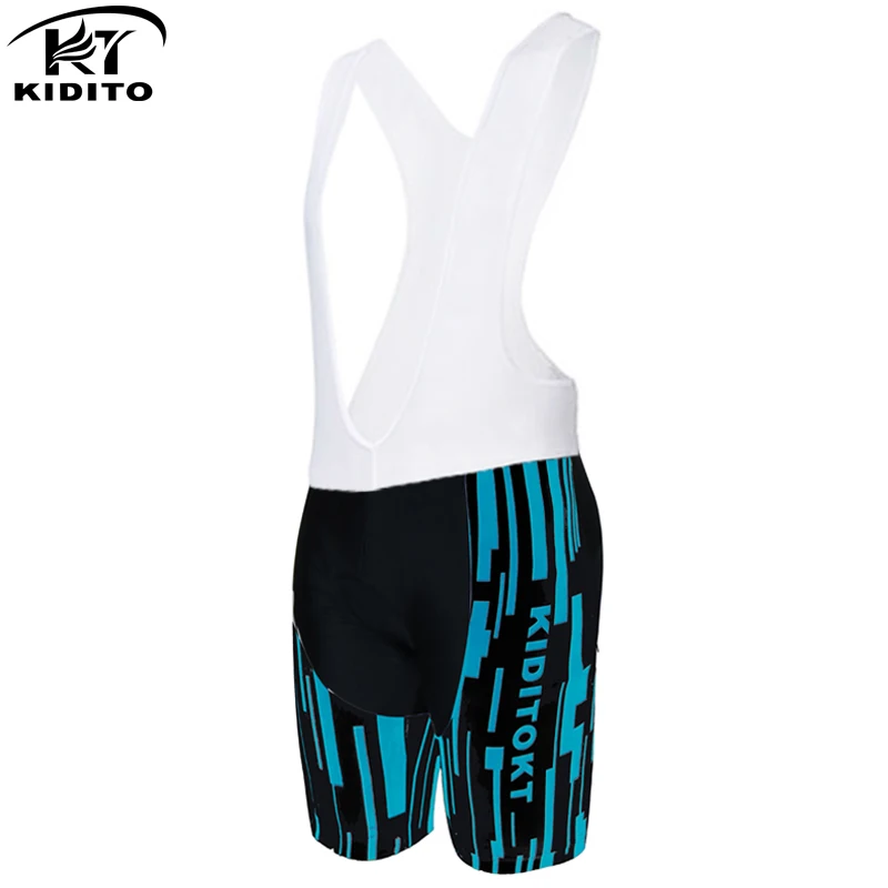 CMJ-BK-0301 KIDITOKT MTB летние велосипедные шорты с нагрудником мужские командные гоночные спортивные велосипедные шорты Coolmax с 3D гелевой подкладкой mtb Raod велосипедные шорты XXS-5XL - Цвет: CMJ-BK-0301