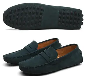 Брендовые лоферы; Мужская обувь из натуральной кожи; Высококачественная модная обувь на плоской подошве; Gommino; обувь для вождения; повседневные мужские лоферы; большие размеры