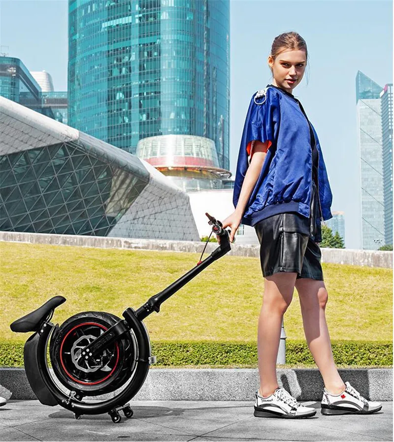 Daibot двухколесный электрический скутер велосипед 14 дюймов 500 Вт портативный мини