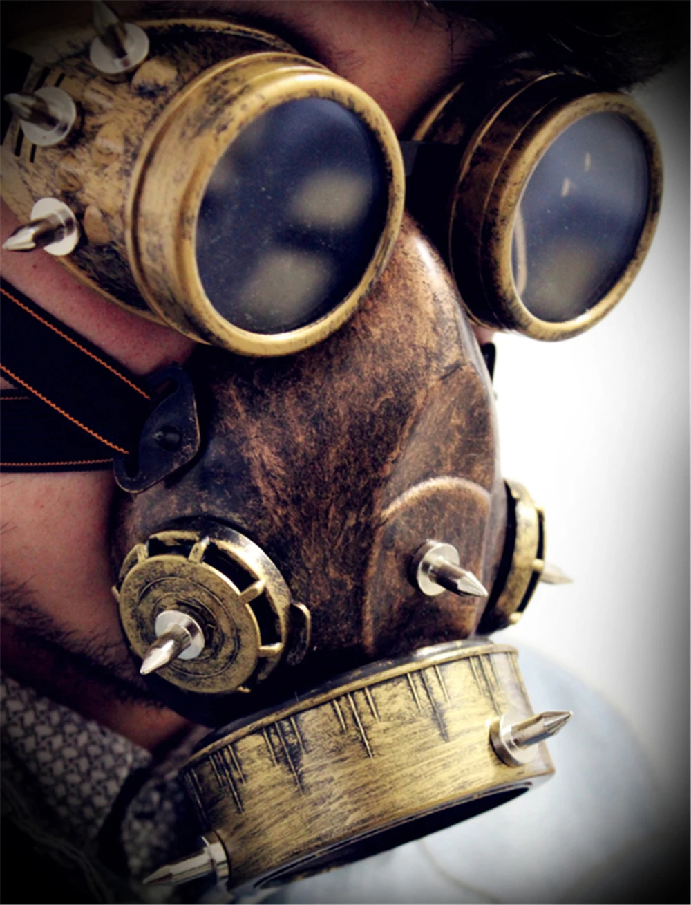 

Steampunk Glasses Gas Masks Goggles Cosplay Props Gothic Anti-Fog Haze Men and Women Mask