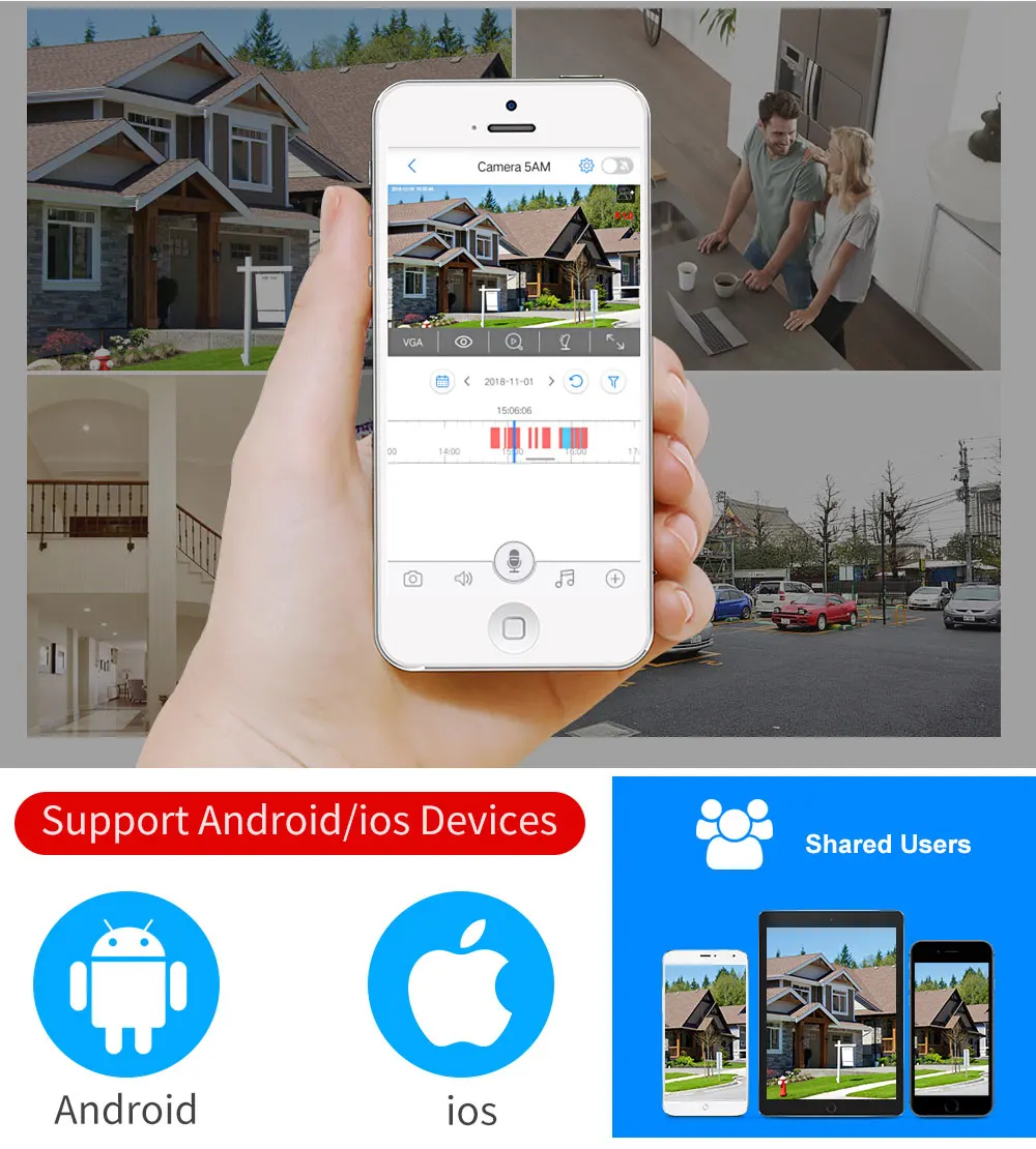Wanscam 1080P Wifi IP Камера PTZ 2.0MP Wifi беспроводная видео CCTV камера наблюдения дверной звонок Открытый водонепроницаемый ИК 50 м 4X зум