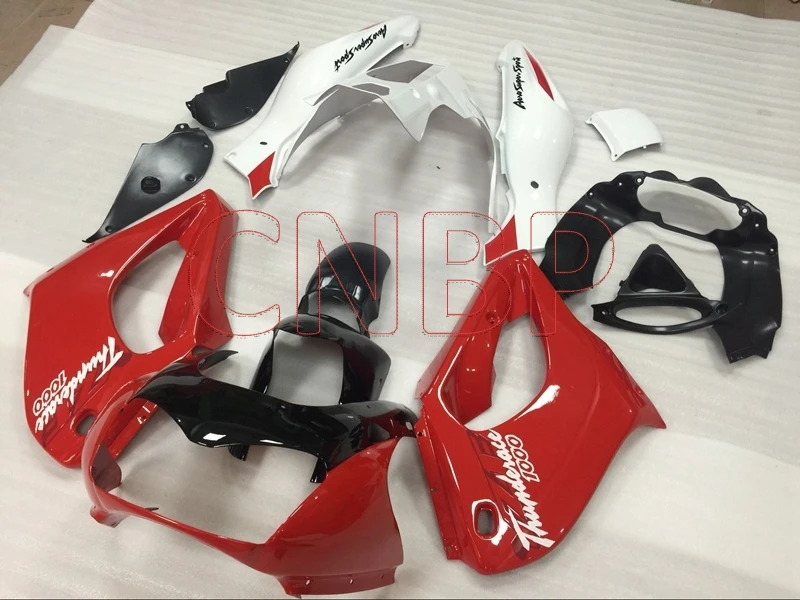 Комплекты обтекателей YZF 1000R 1997 2007 красный белый корпус комплекты для YAMAHA YZF1000R 96 97