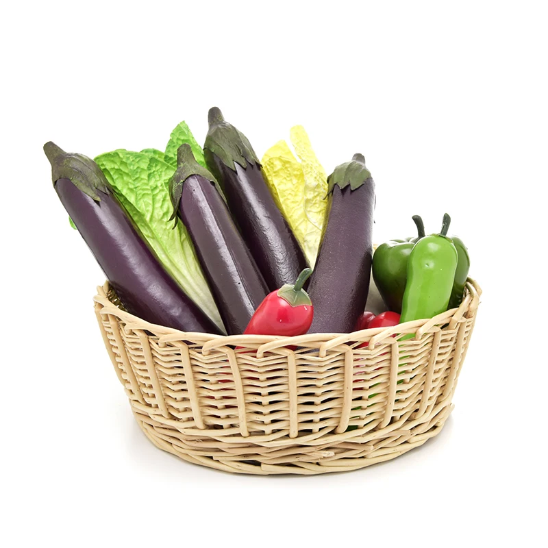 1 Piece Artificial Vegetables Mix Vegetable Store Decorative Props Faux Pretend Play Photography Kids Cognitive Aids|Искусственные