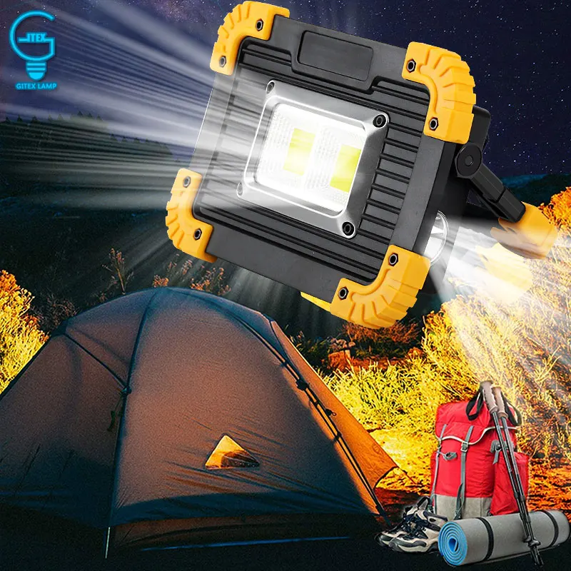 Портативный Точечный светильник USB Перезаряжаемый Светодиодный прожектор 5 В