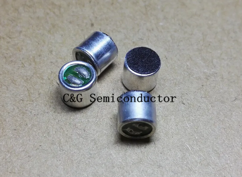 10pcs 6*5mm MIC Capsule Electret Condenser Pickup Microphone 52DB | Электронные компоненты и принадлежности