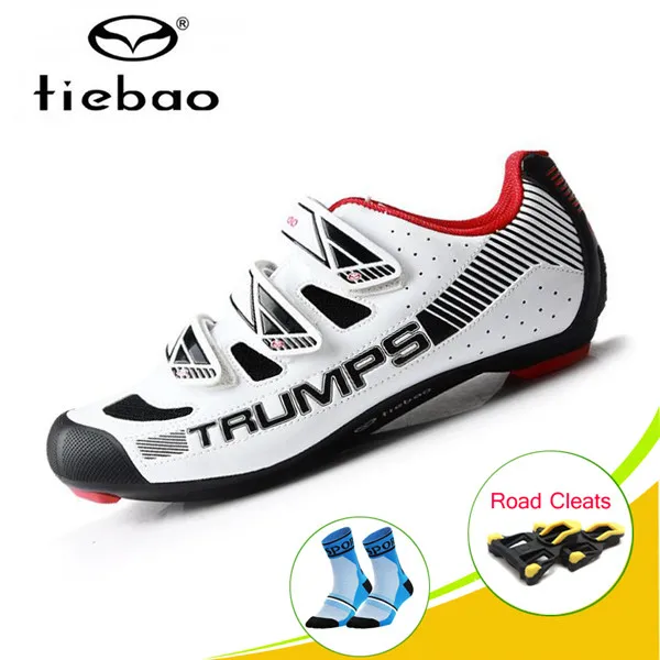 cleats for 1688 W Tiebao sapatilha ciclismo, обувь для велоспорта,, мужская и женская велосипедная обувь, самозакрывающиеся дышащие кроссовки для велоспорта суперзвезды - Цвет: cleats for 1688 W