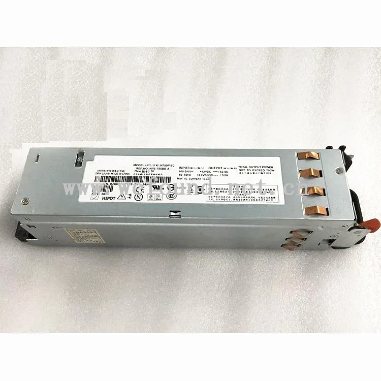 100% рабочий рабочего источника питания для Y8132 NY526 JX399 RX833 JU081 N750P-S0 750W полностью