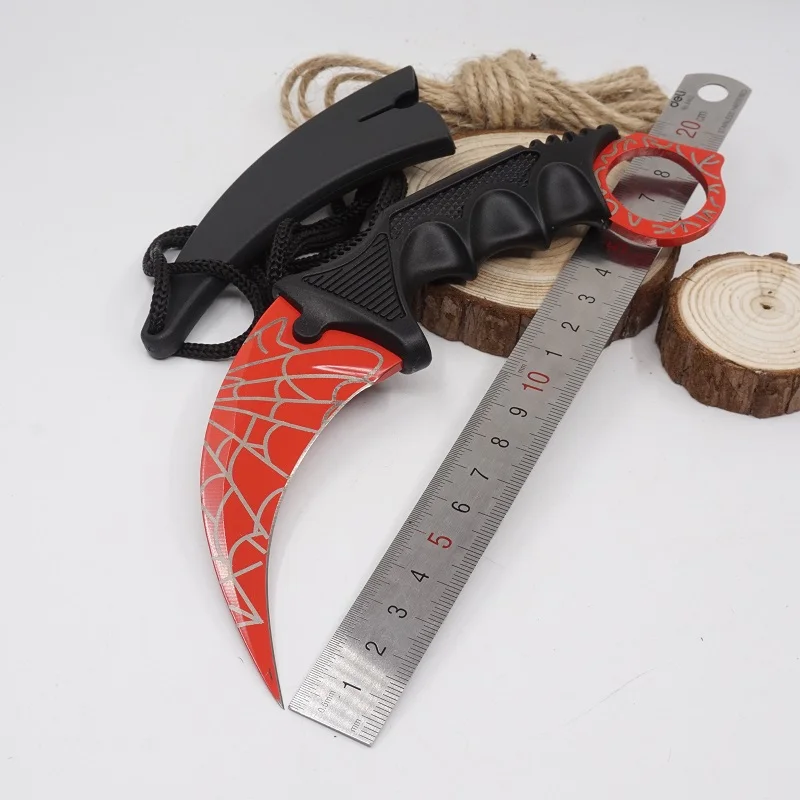 Cs go Karambit нож с фиксированным лезвием для выживания тактические ножи кемпинга EDC