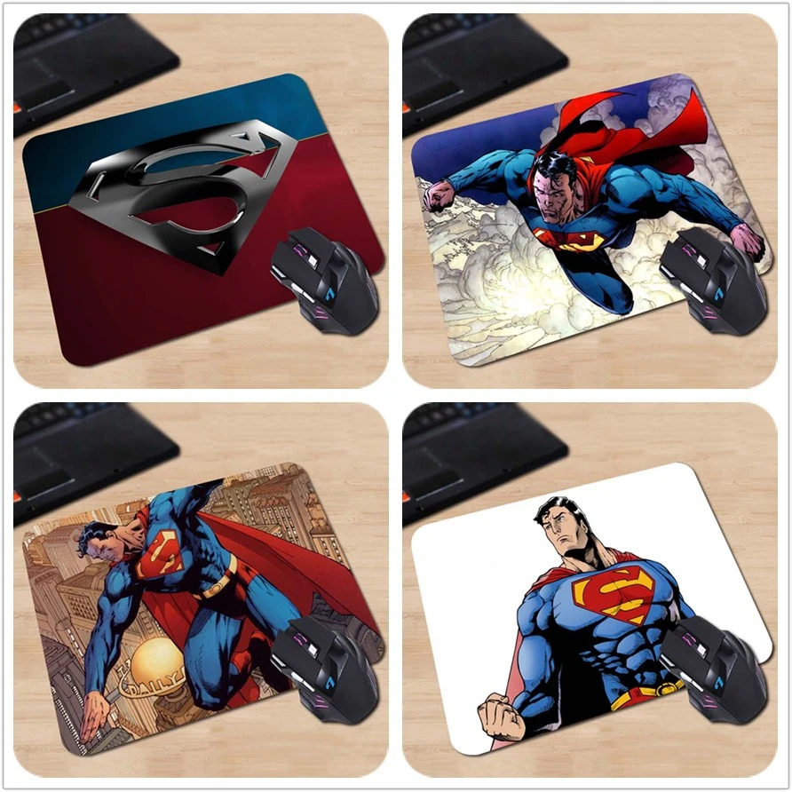 Babaite Cool Comics Супермен возвращает Логотип персонализированный компьютерный коврик