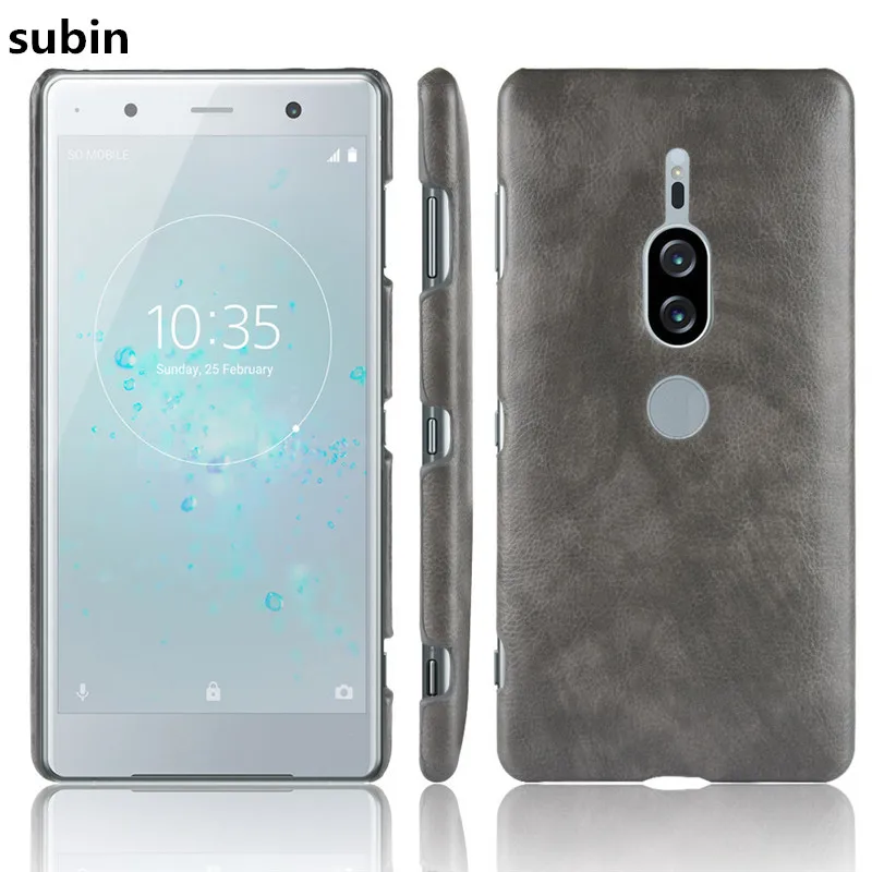 

Ударопрочный Роскошный чехол из искусственной кожи для Sony Xperia XZ2 Premium