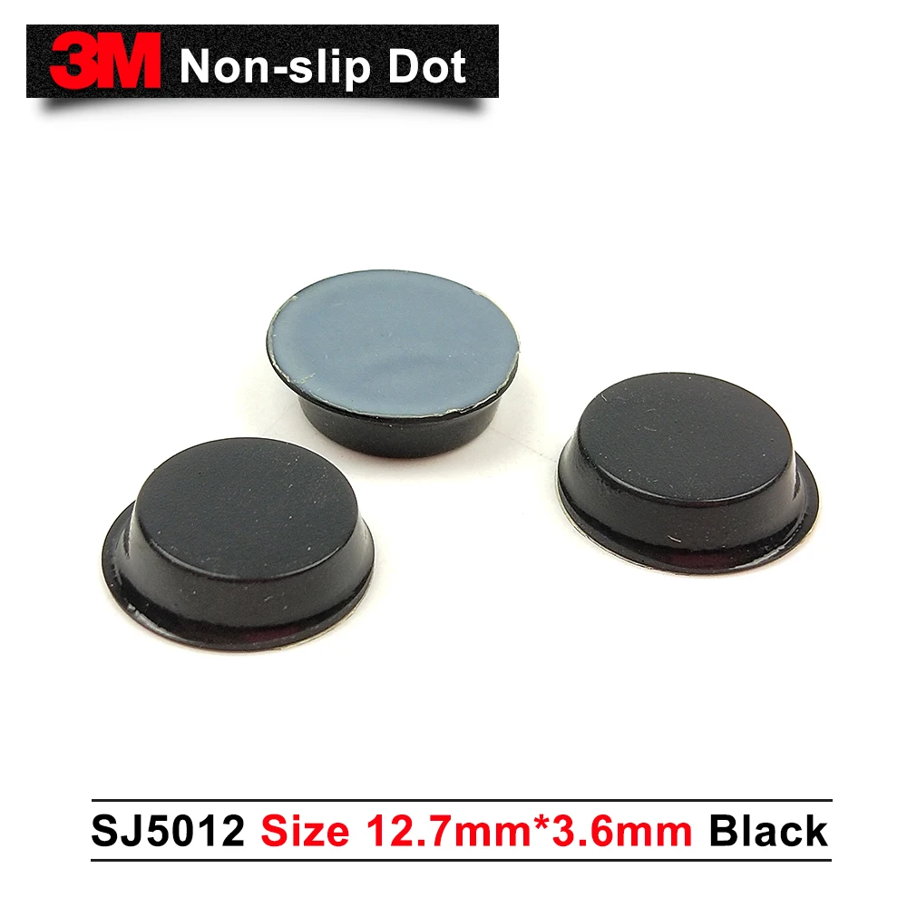 3M Резиновые ножки Bumpon SJ5012 защитные изделия черного цвета W12.7mm * H3.6mm/3000 шт в
