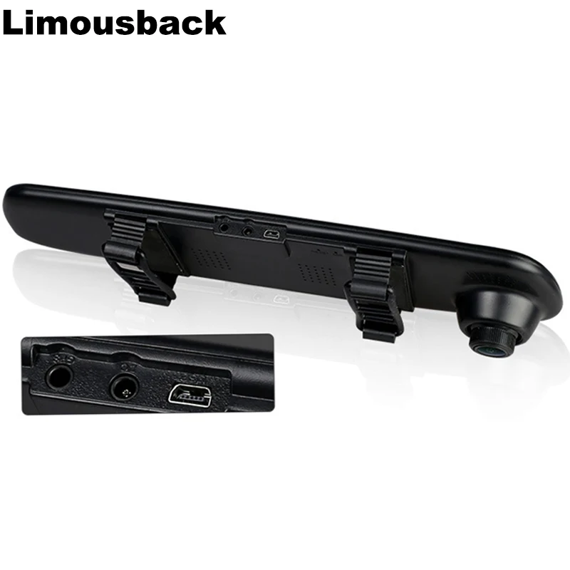 Limousback Full HD 1080P Автомобильная Dvr камера Авто 4 3 дюймов зеркало заднего вида