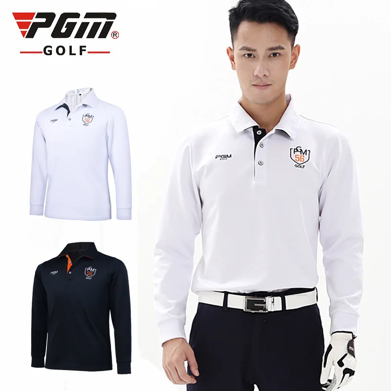 2018 PGM golf Apparel мужские футболки с длинными рукавами осенне зимняя дышащая
