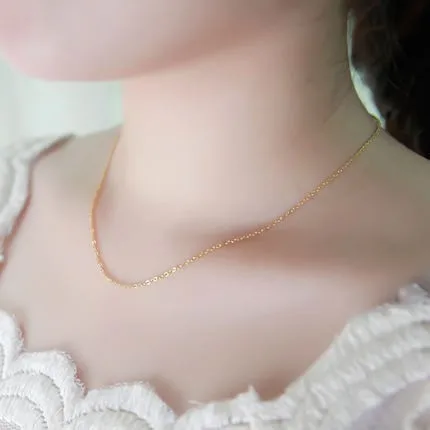 YUNRUO, позолоченное/серебряное покрытие, одна цепочка, аксессуары, колье, ожерелье, медицинская титановая сталь, Женские Ювелирные изделия