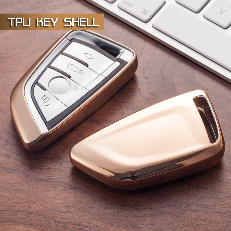 Фусу Мягкие TPU ключа автомобиля чехол сумка Shell держатель защиты кожи для BMW X1 X5 X6