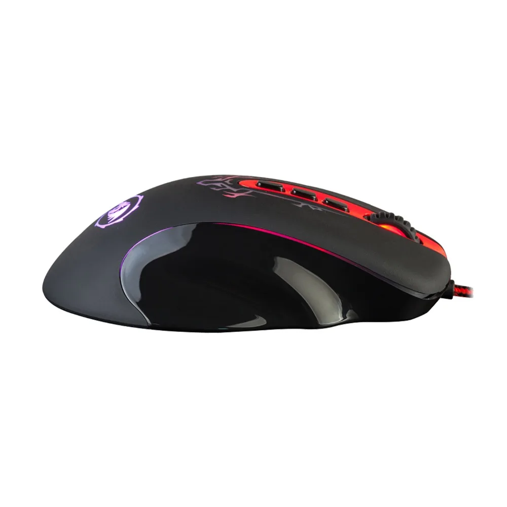 

Redragon M903 ORIGIN Programmable Gaming Mouse 4000 DPI 8 Buttons Braided USB Cable Mouse Mice with Backlight for Gamer Computer