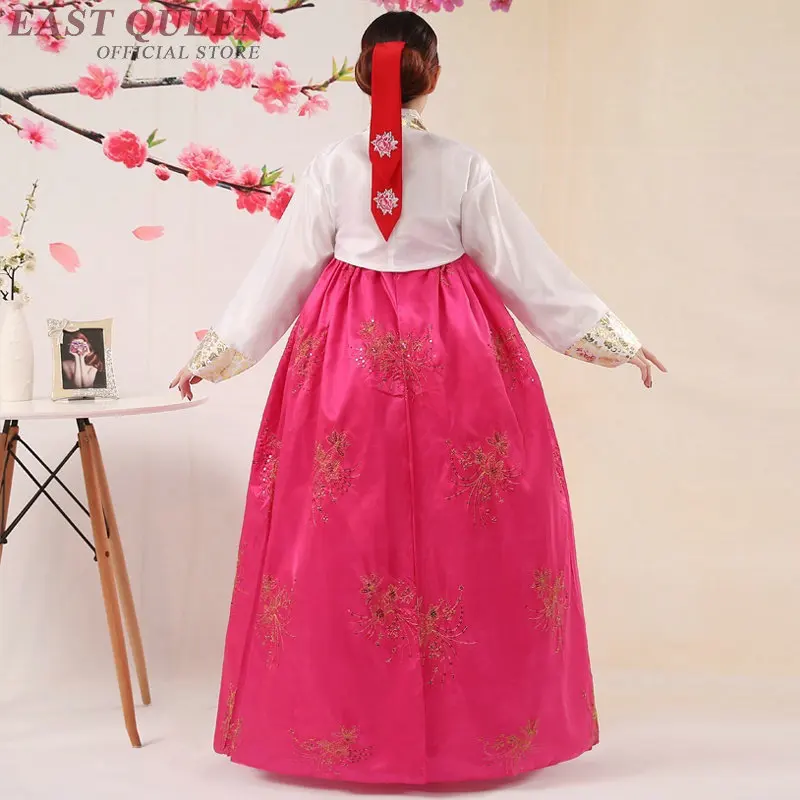Традиционное корейское платье hanbok свадебное танцевальное национальная одежда