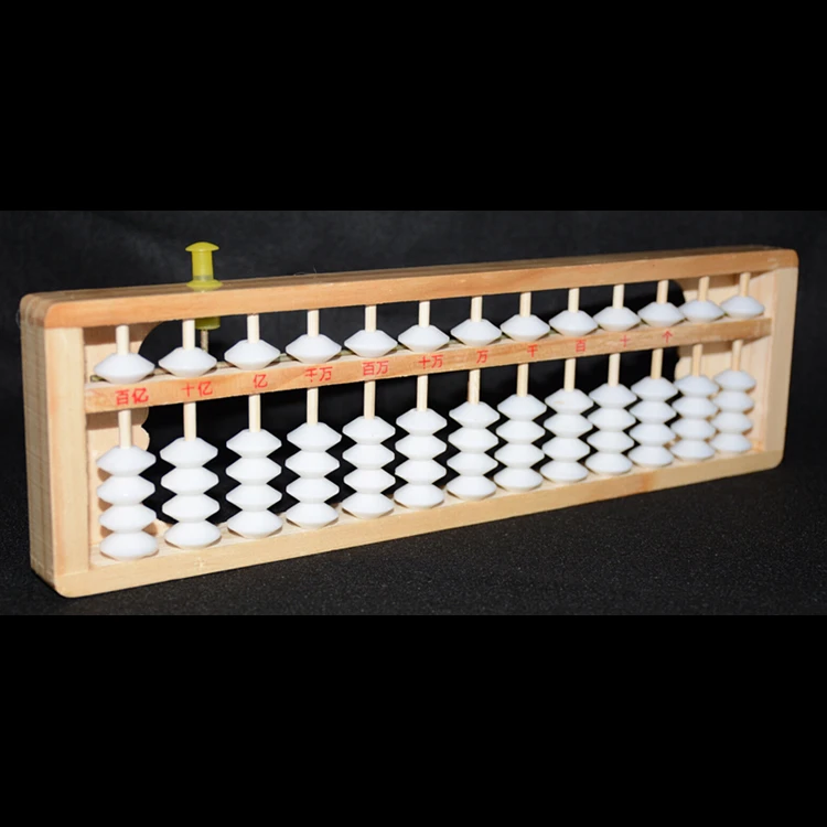 Деревянные счеты 13 колонок китайские Soroban Abacus компьютерные инструменты детские