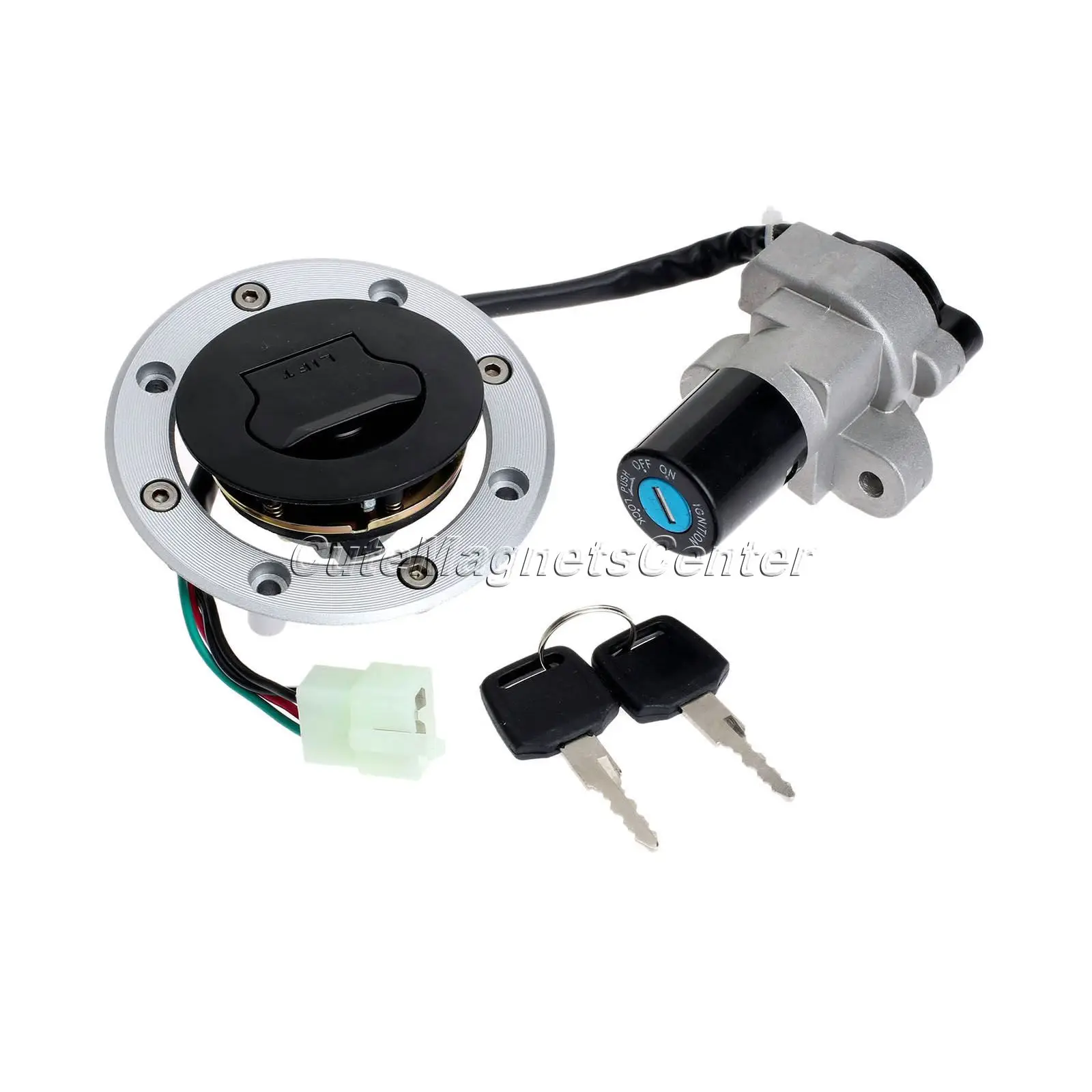 Замок зажигания мотоцикла топливная газовая крышка + ключи для RF400 RF600 RF900 RGV250 Gamma