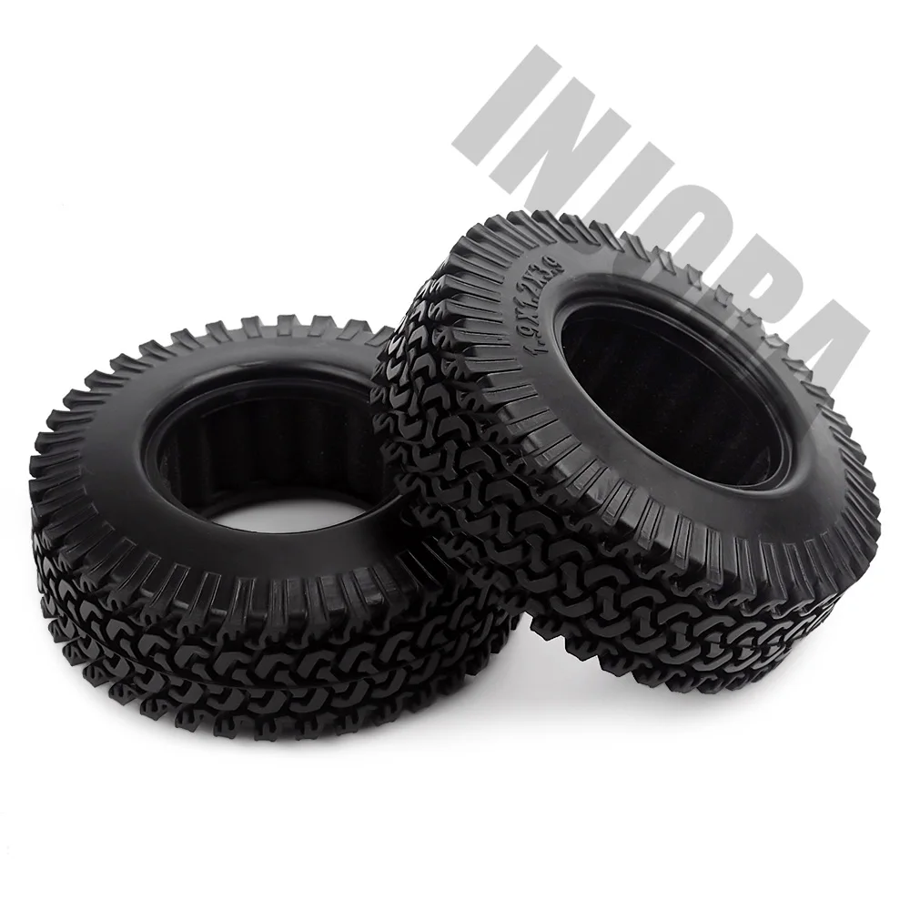 Резиновые Колесные шины INJORA 4 шт. 98 мм 1 9 для радиоуправляемых моделей Rock Crawler Axial