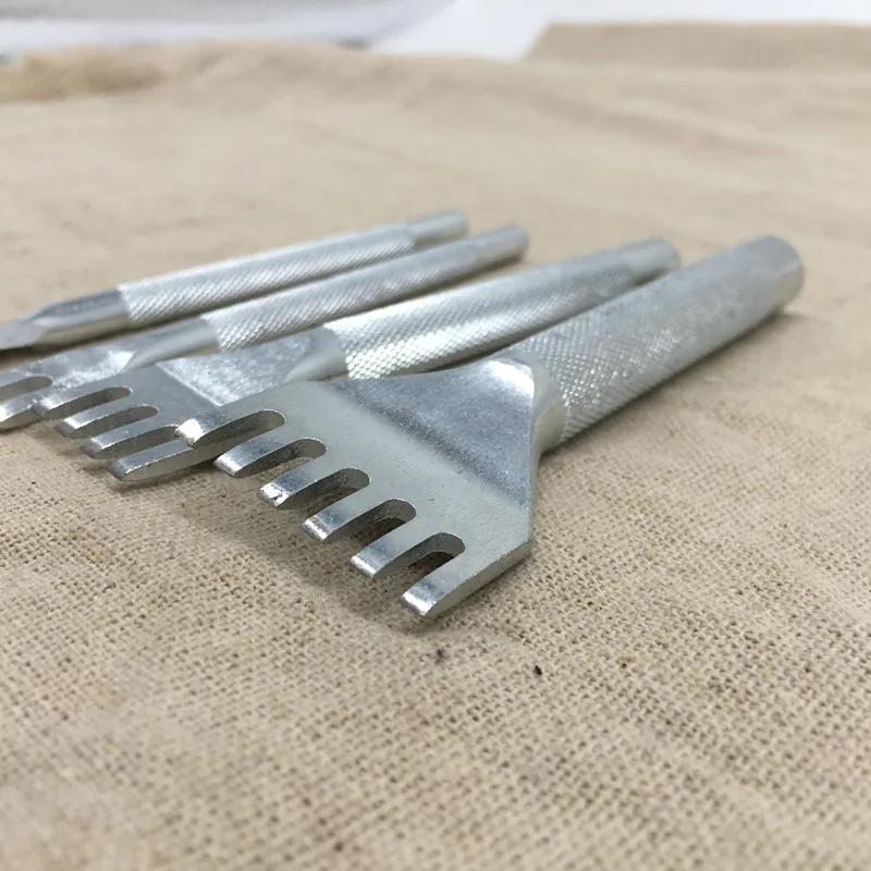 4 шт./компл. DIY плоское долото из нержавеющей стали инструменты для работы с кожей