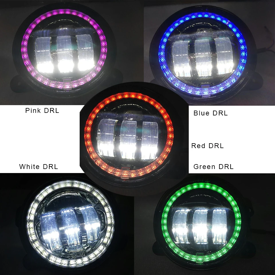 SUP-светильник 4 ''автозапчасти RGB Ангел глаз приложение управления bluetooth
