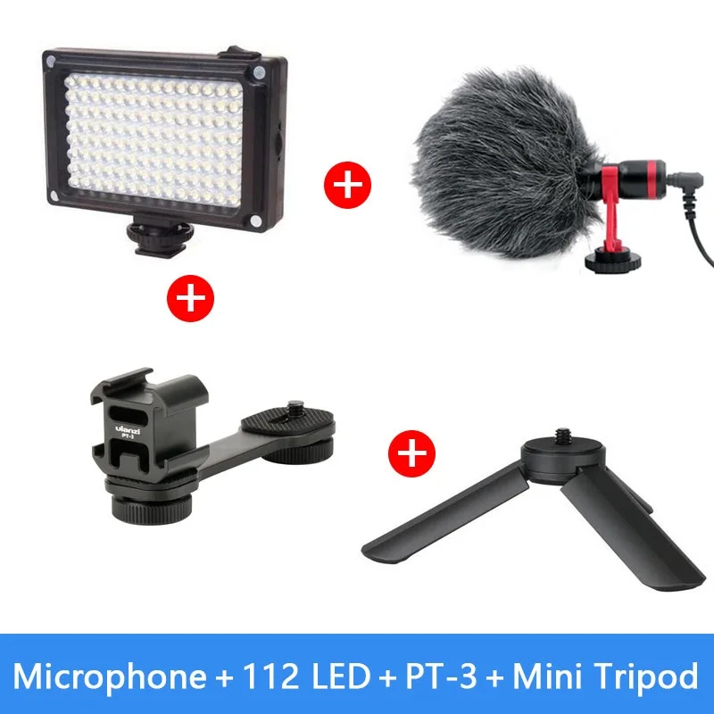 Цвет: желтый DSLR микрофон видео микрофон Youtube Vlogging Запись микрофон для iPhone HuaWei DJI Osmo ZHIYUN Smooth Q Canon sony DSLR - Цвет: Цвет: желтый